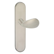 Impresso Derby RVS geborsteld op Ovaal schild Blind