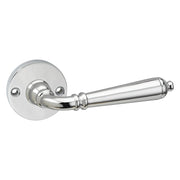 Impresso Deurkruk Queens Chroom op rond rozet