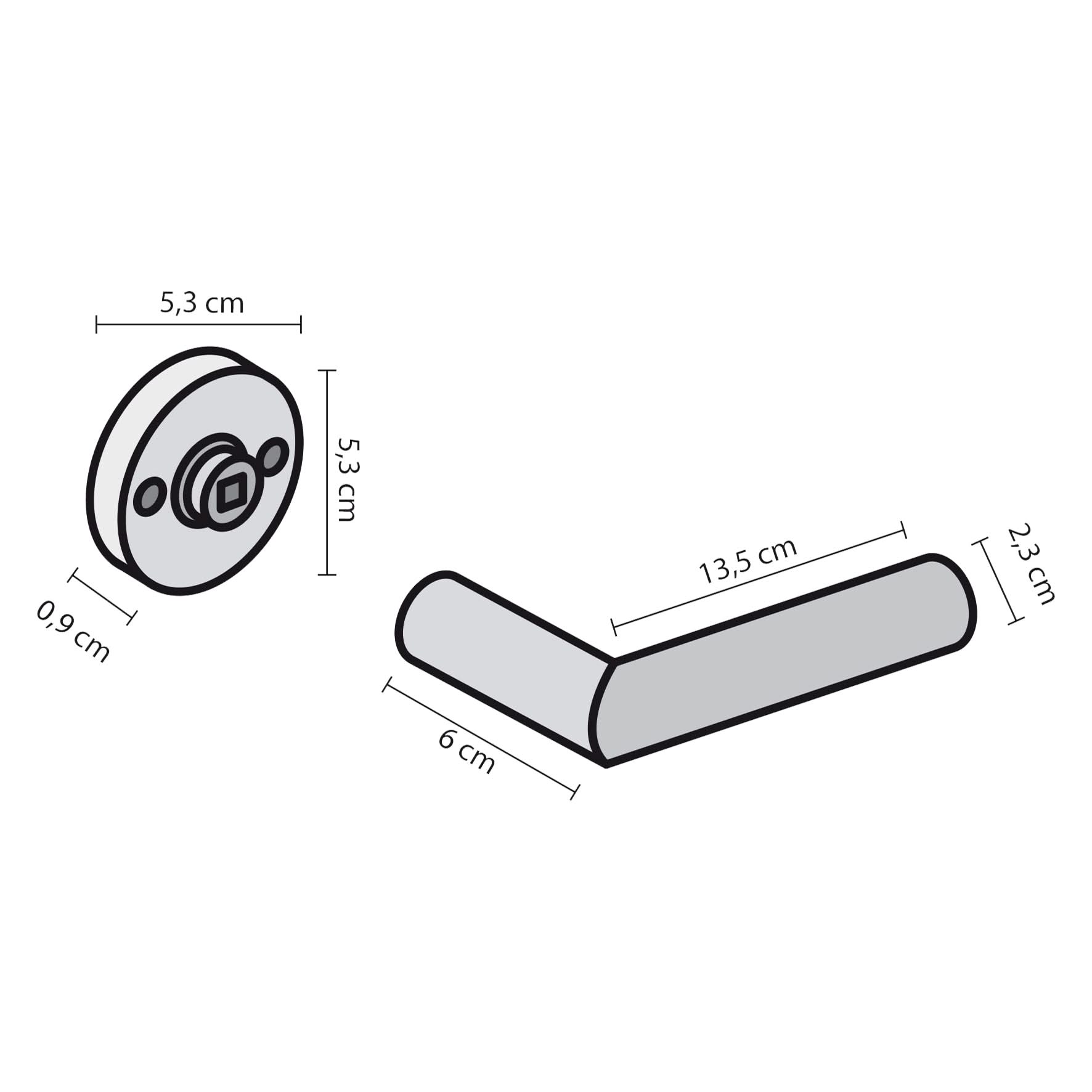 Impresso Deurkruk Watton RVS geborsteld mat op vierkant rozet 1