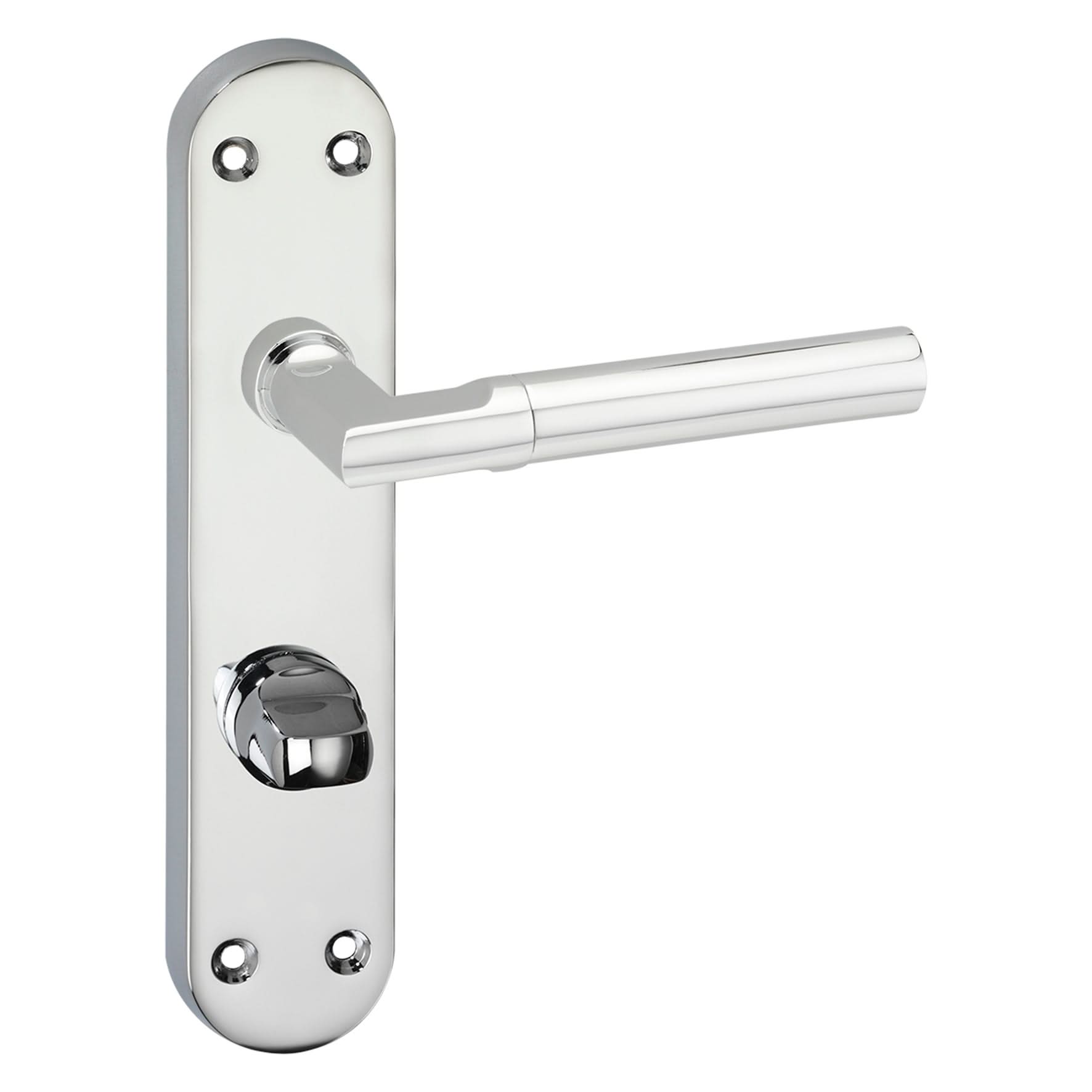 Impresso Galway Chroom op Ovaal schild - Deurbeslag-expert