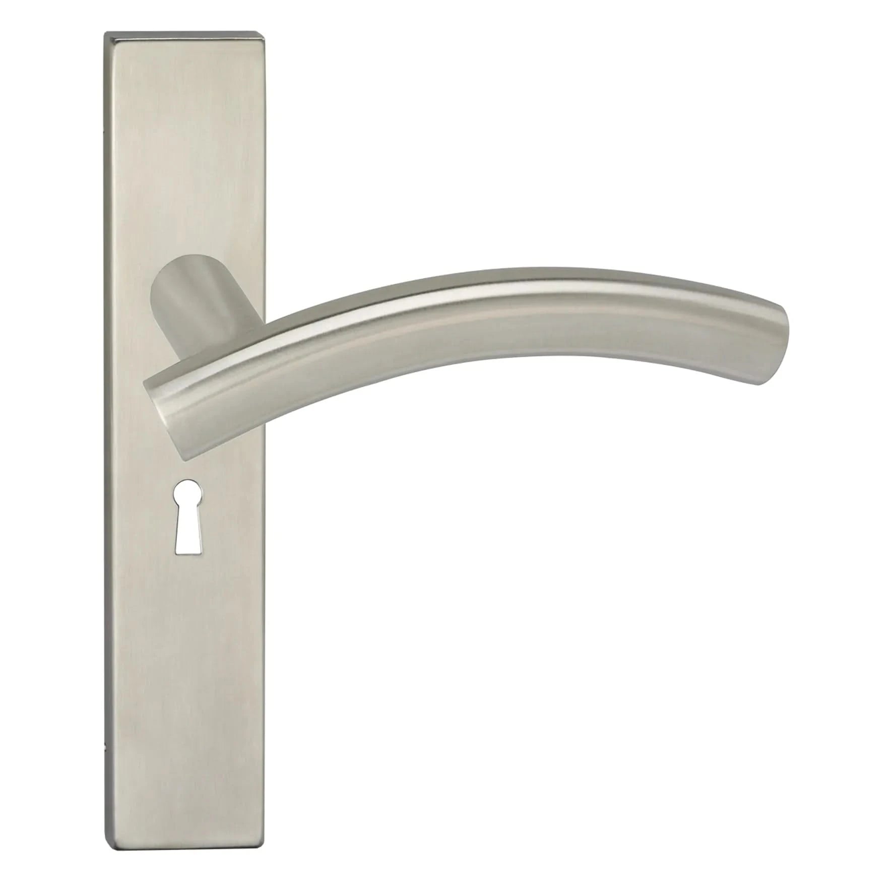 Impresso Liverpool RVS geborsteld op Rechthoekig schild - Deurbeslag-expert