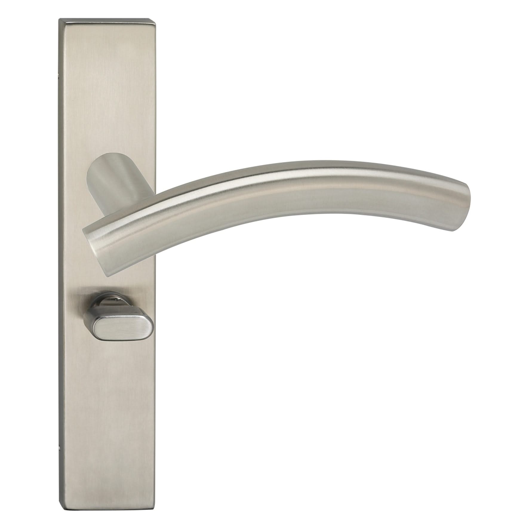 Impresso Liverpool RVS geborsteld op Rechthoekig schild - Deurbeslag-expert