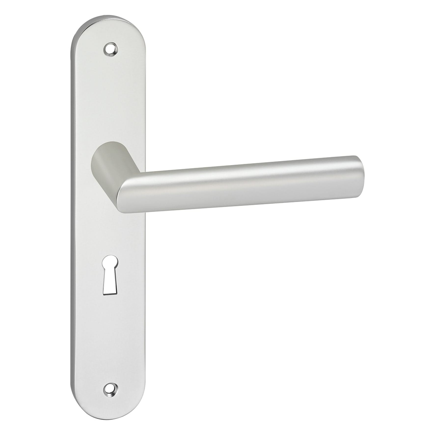 Impresso London Aluminium op Ovaal schild met schroeven - Deurbeslag-expert