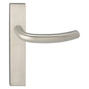 Impresso Preston RVS geborsteld op Rechthoekig schild Blind