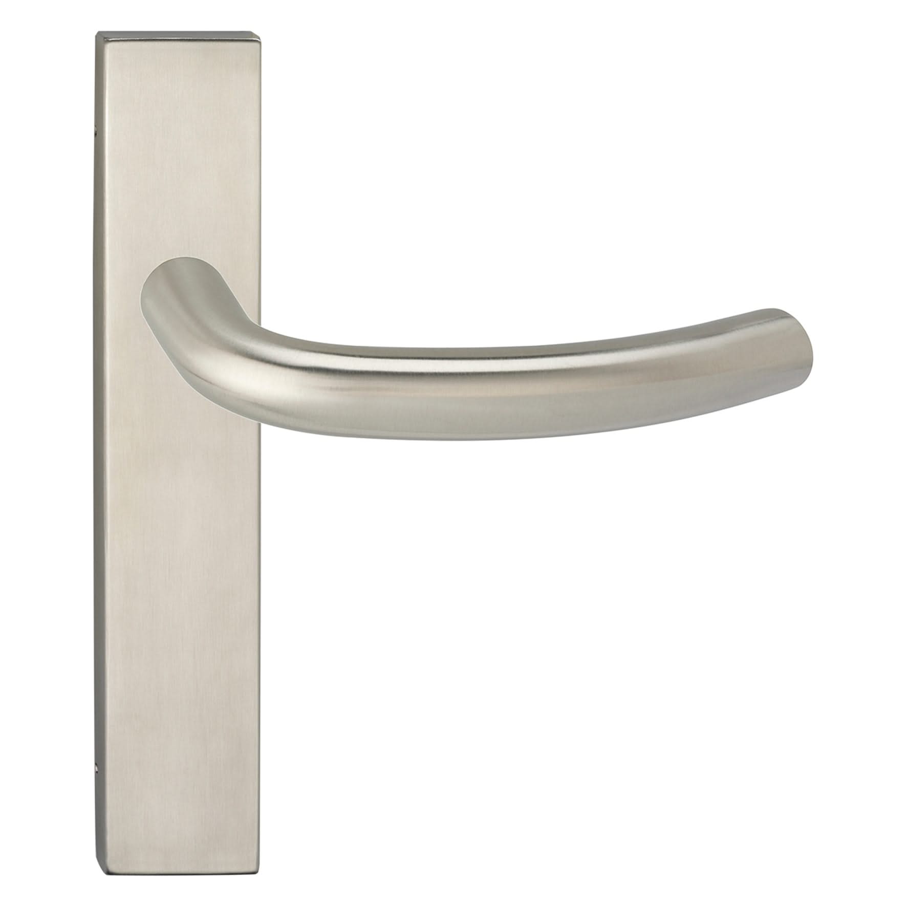 Impresso Preston RVS geborsteld op Rechthoekig schild Blind