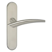 Impresso Sheffield RVS geborsteld op Ovaal schild Blind