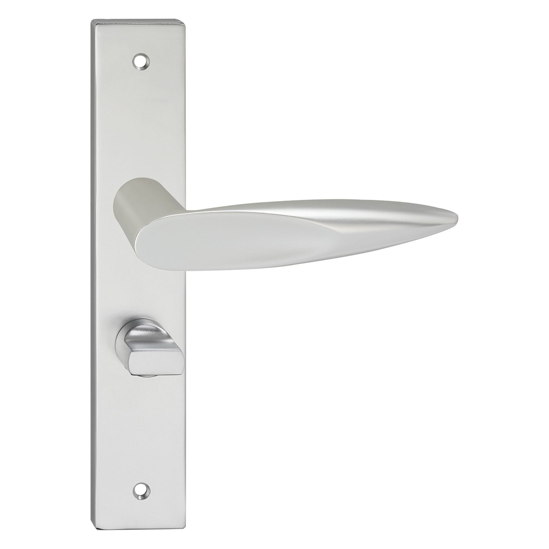 Impresso Sutton Aluminium op Rechthoekig schild - Deurbeslag-expert