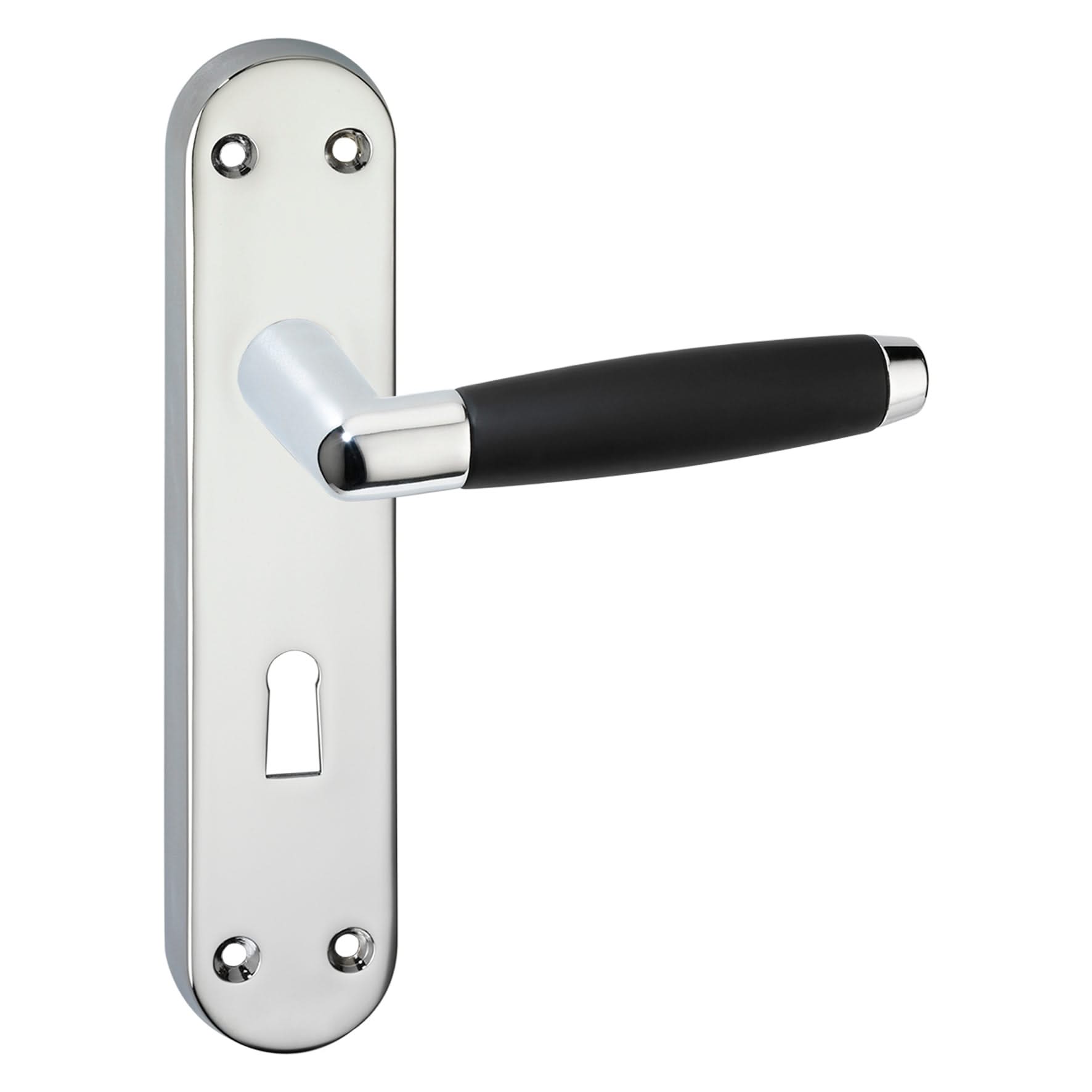 Impresso Swindon Chroom op Ovaal schild - Deurbeslag-expert