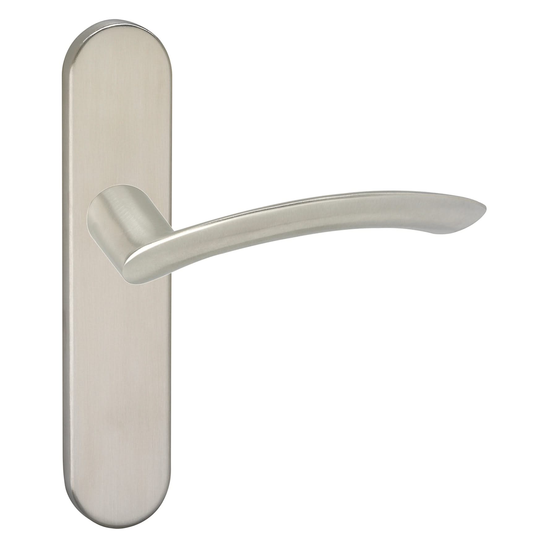 Impresso Watton RVS geborsteld op Ovaal schild Blind