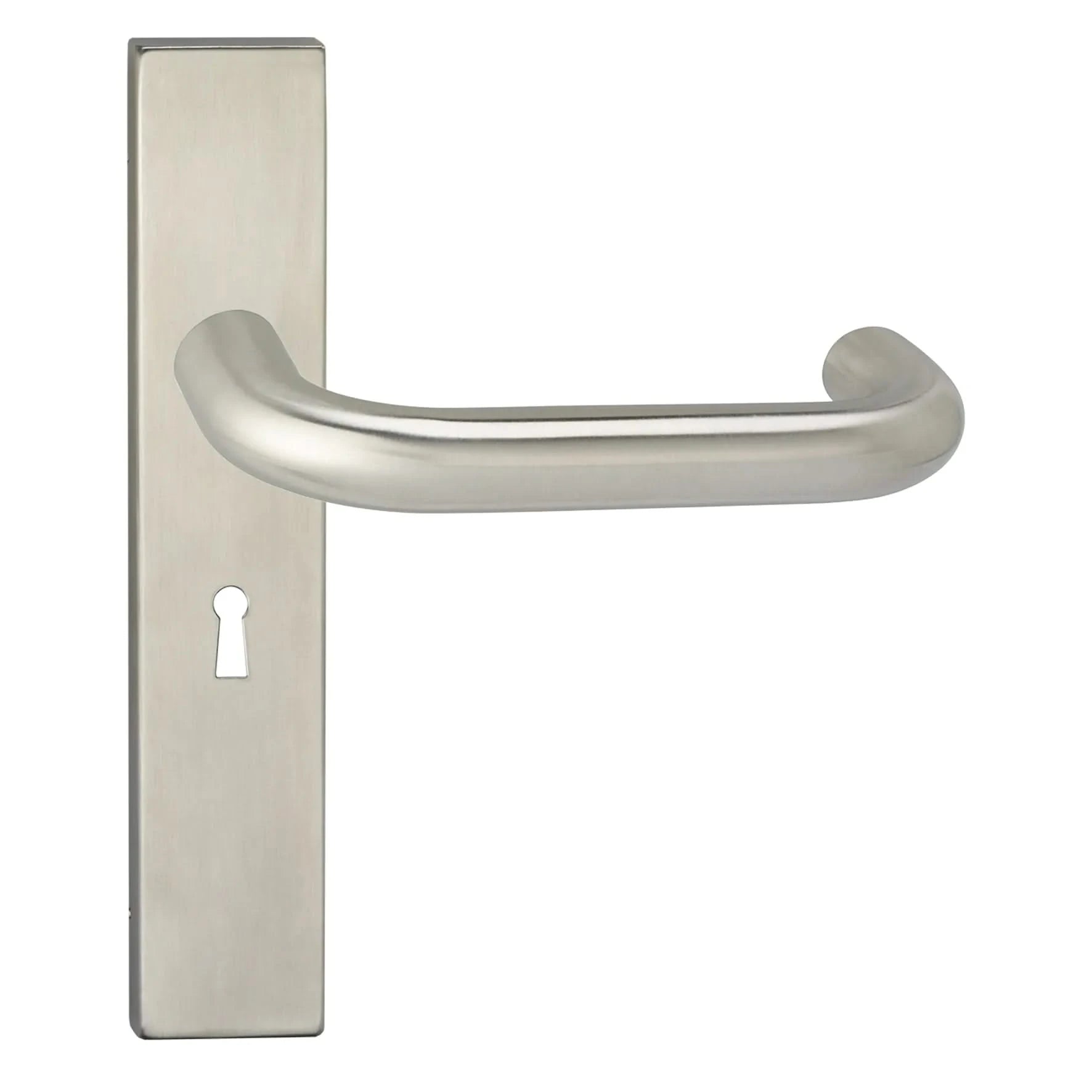 Impresso Wigan RVS geborsteld op Rechthoekig schild - Deurbeslag-expert