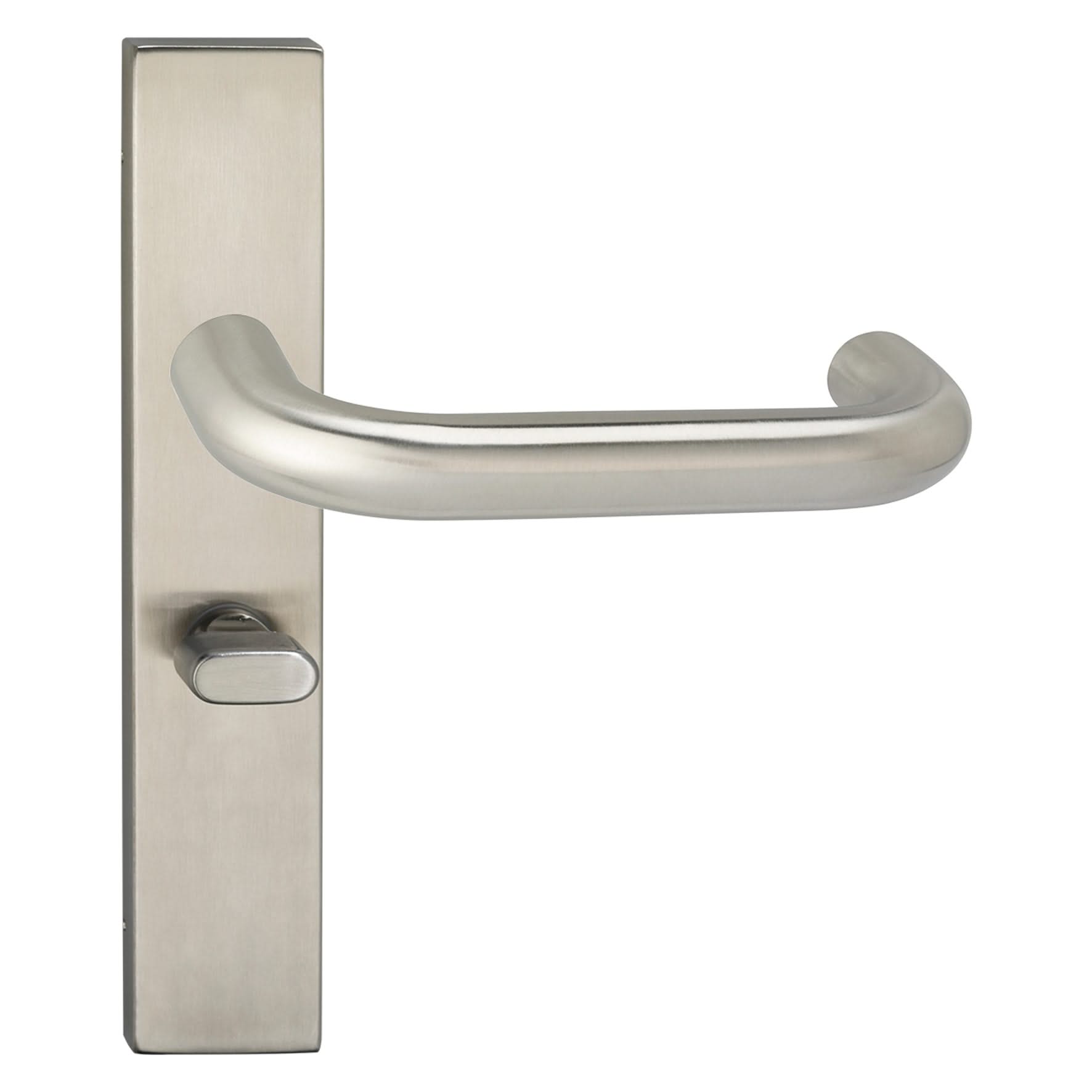 Impresso Wigan RVS geborsteld op Rechthoekig schild - Deurbeslag-expert