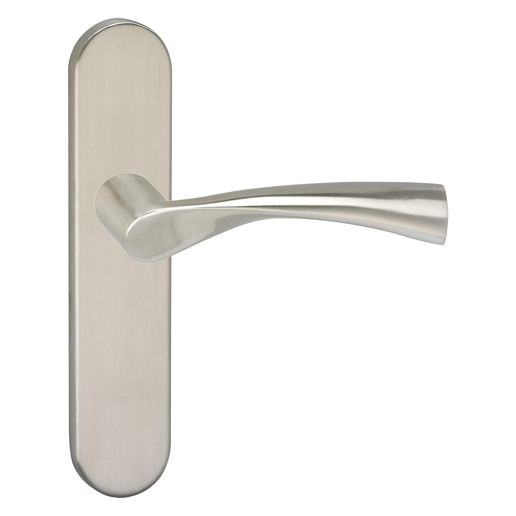 Impresso Wigston RVS geborsteld op Ovaal schild Blind