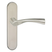 Impresso Wigston RVS geborsteld op Ovaal schild Blind