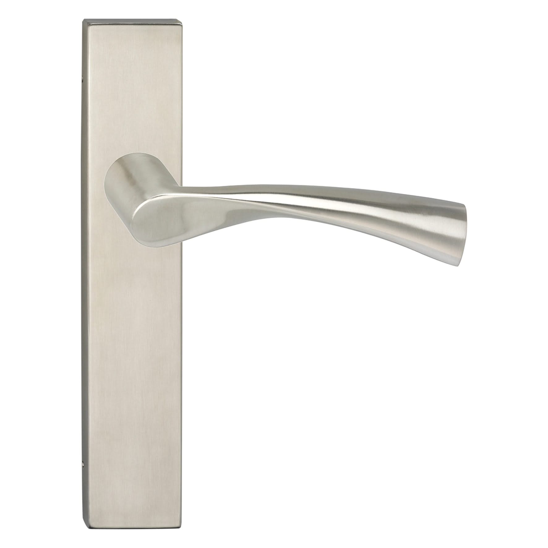 Impresso Wigston RVS geborsteld op Rechthoekig schild Blind