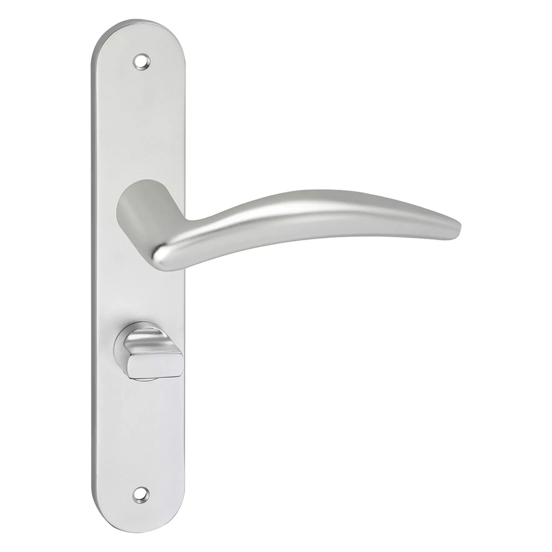 Impresso Windsor Aluminium op Ovaal schild met schroeven - Deurbeslag-expert