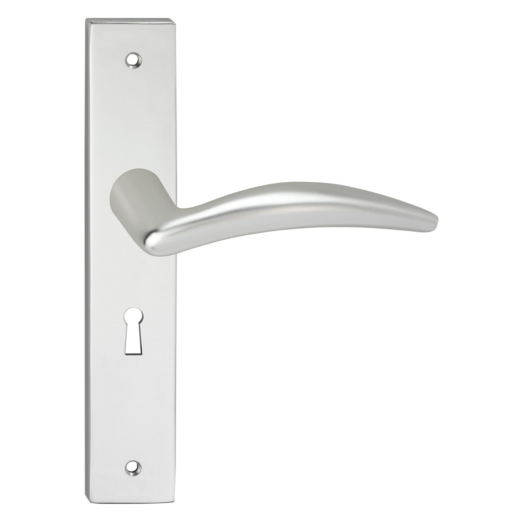 Impresso Windsor Aluminium op Rechthoekig schild - Deurbeslag-expert