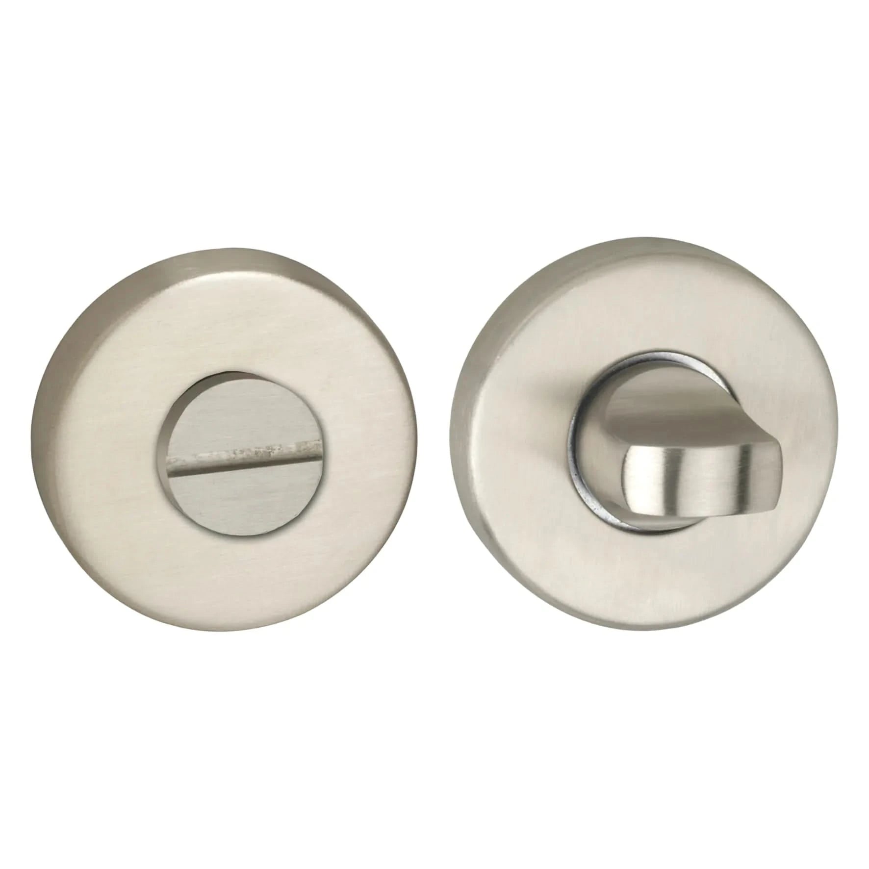 Impresso rond rozet Badkamer Toiletsluiting RVS geborsteld