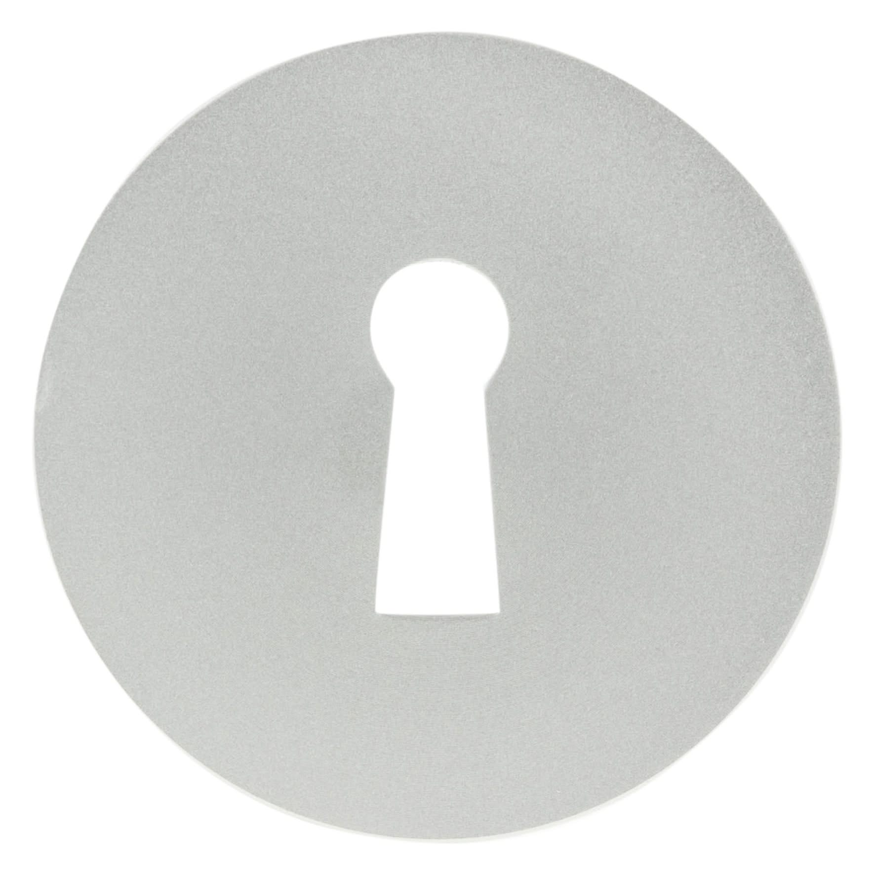 Impresso rond rozet Klaviersleutel Aluminium F1 1