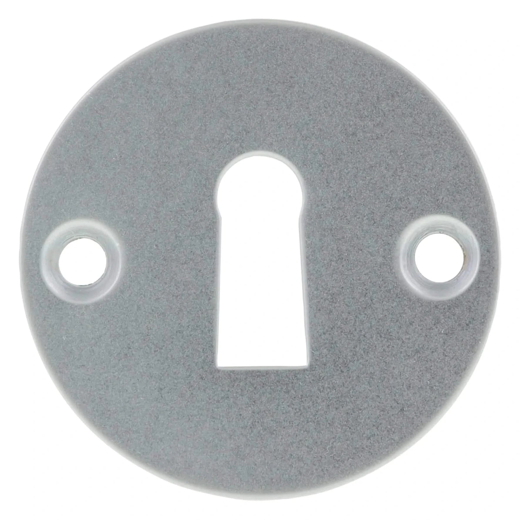 Impresso rond rozet Klaviersleutel Chroom 1