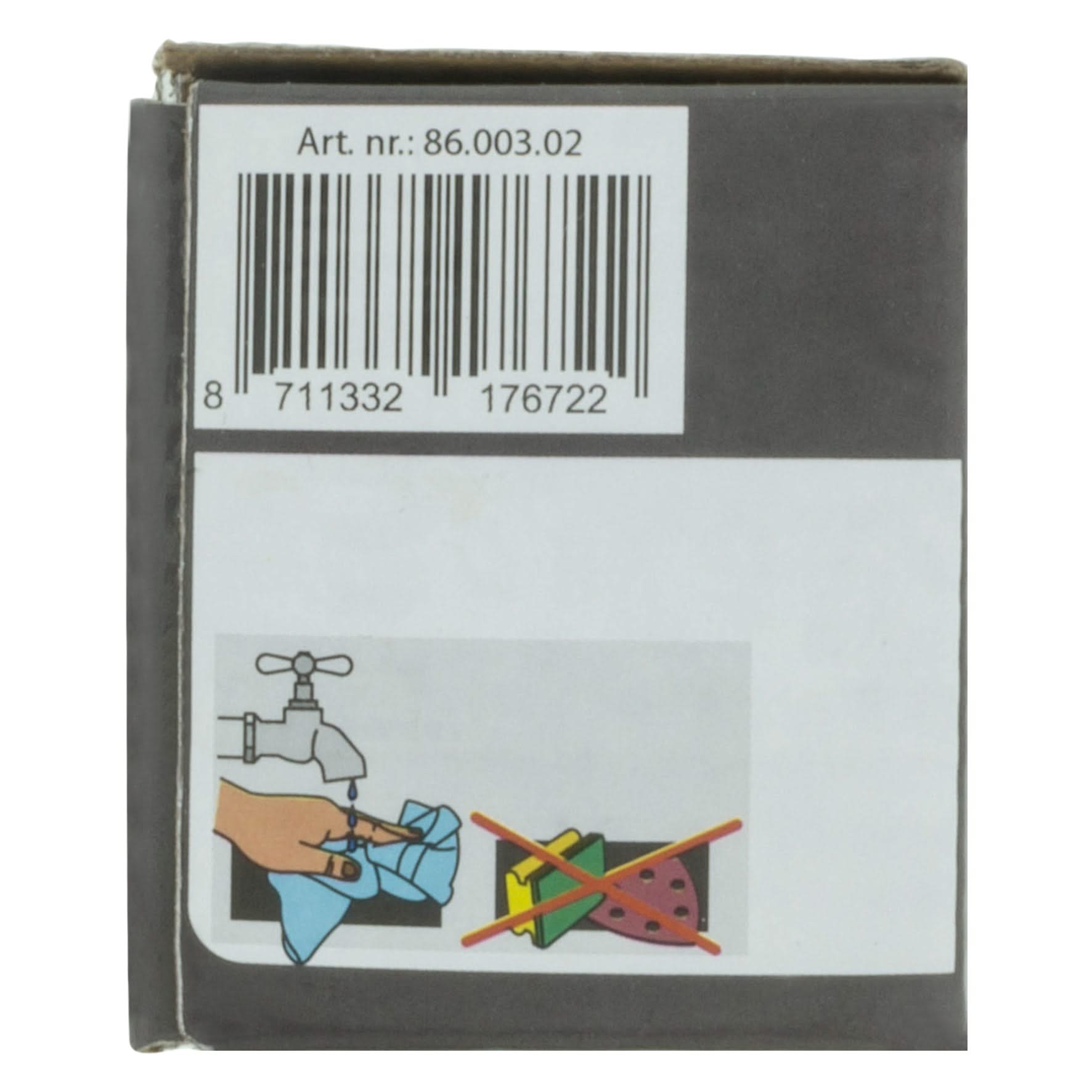 Impresso rond rozet Klaviersleutel Chroom 12