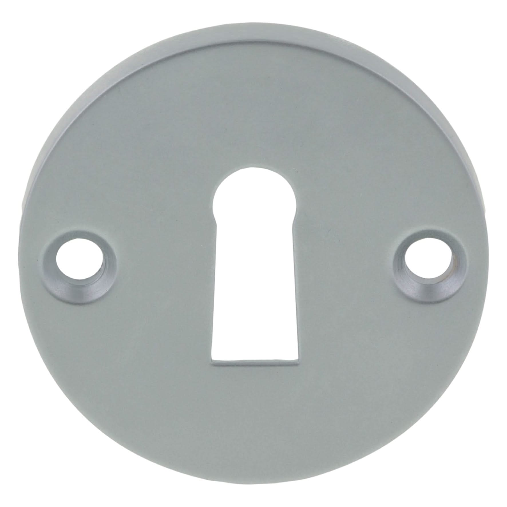 Impresso rond rozet Klaviersleutel Chroom 4