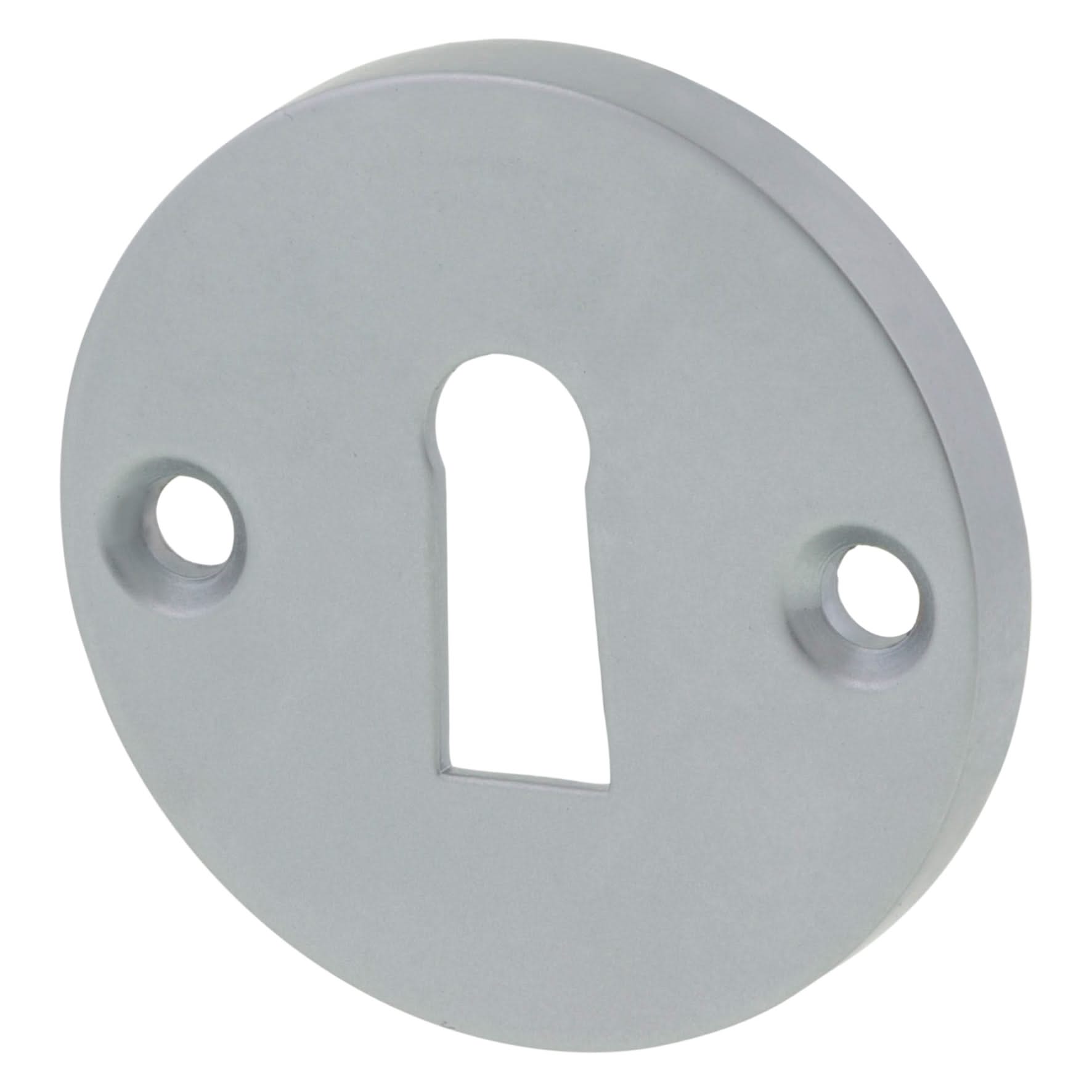 Impresso rond rozet Klaviersleutel Chroom 5