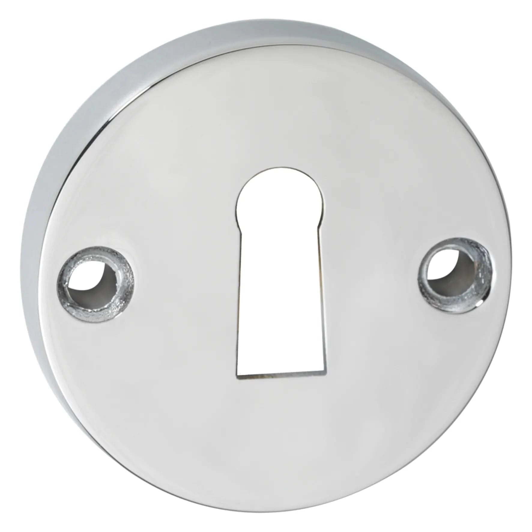 Impresso rond rozet Klaviersleutel Chroom