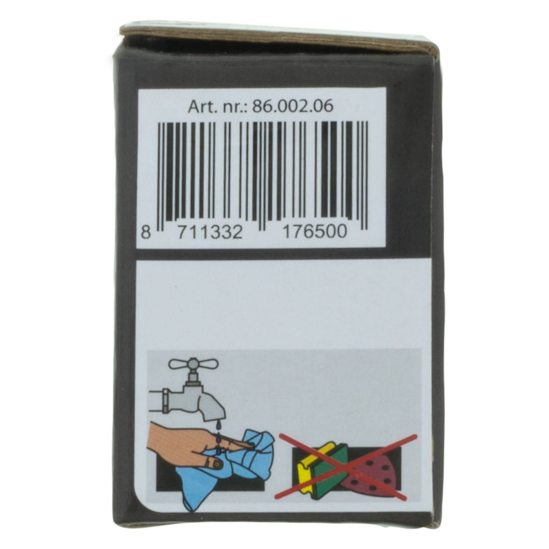 Impresso rond rozet Klaviersleutel Mat zwart 12