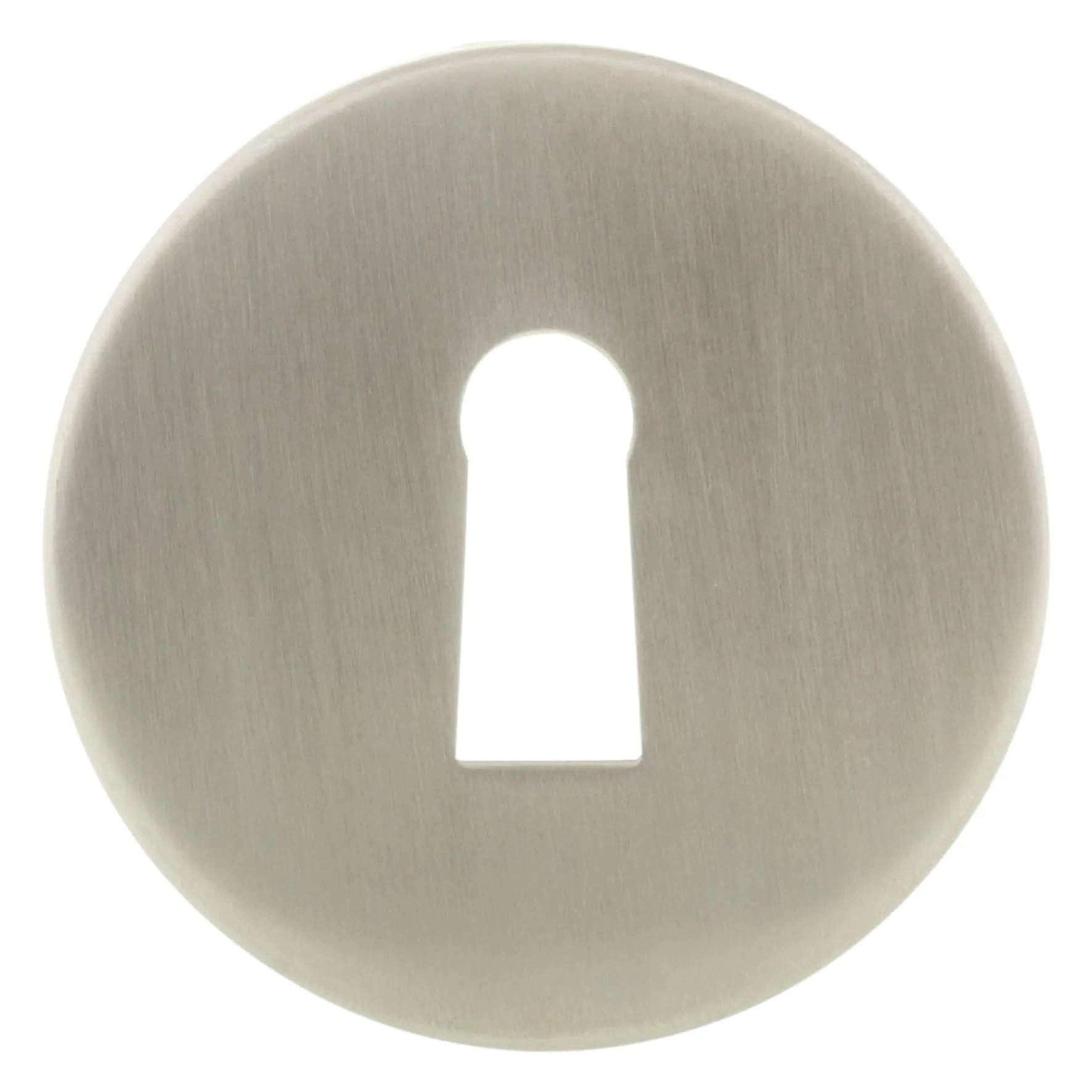 Impresso rond rozet Klaviersleutel RVS geborsteld 1