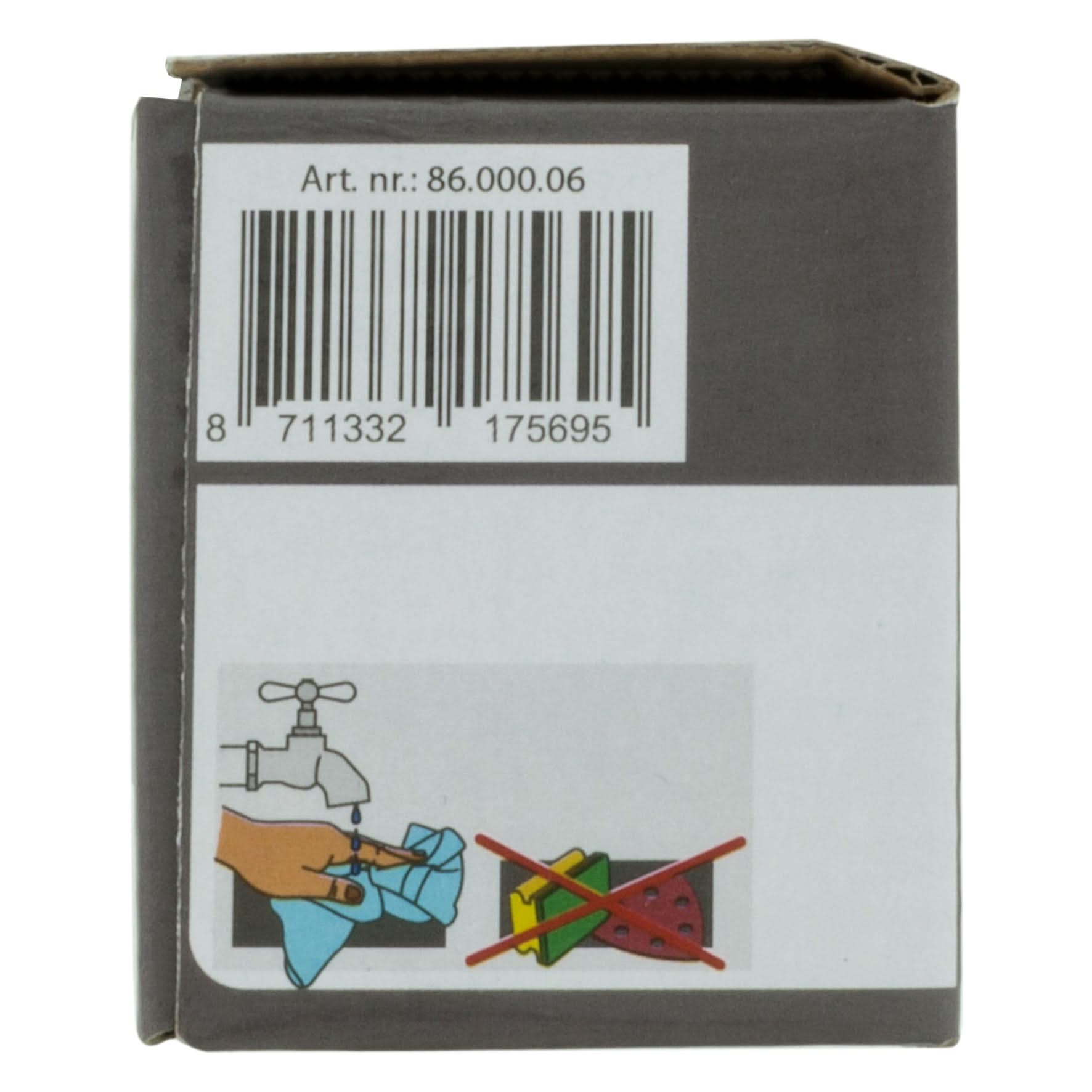 Impresso rond rozet Klaviersleutel RVS geborsteld 12