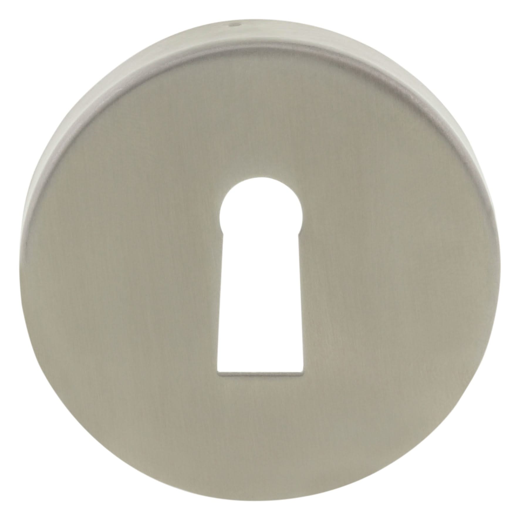 Impresso rond rozet Klaviersleutel RVS geborsteld 4