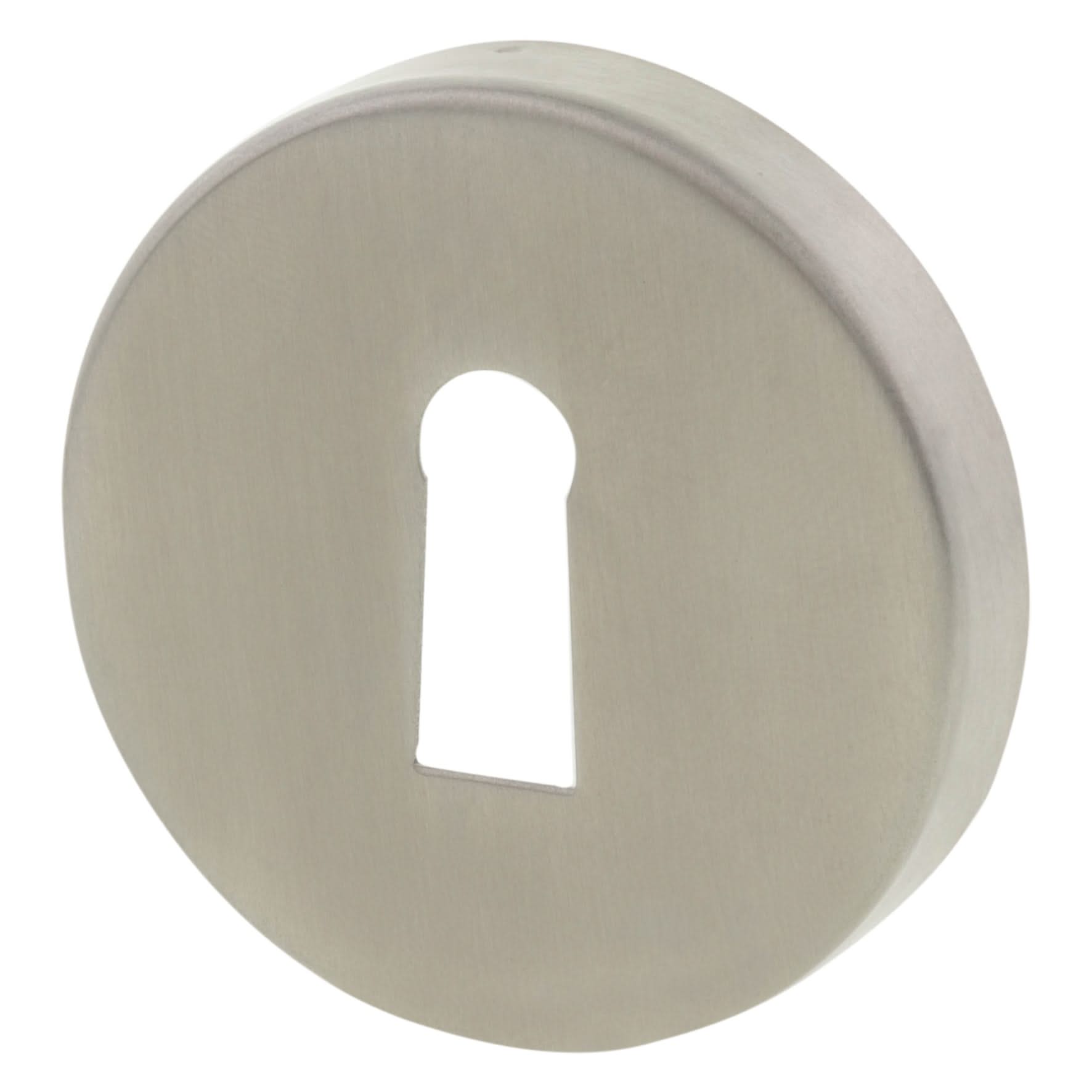 Impresso rond rozet Klaviersleutel RVS geborsteld 5