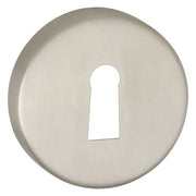 Impresso rond rozet Klaviersleutel RVS geborsteld