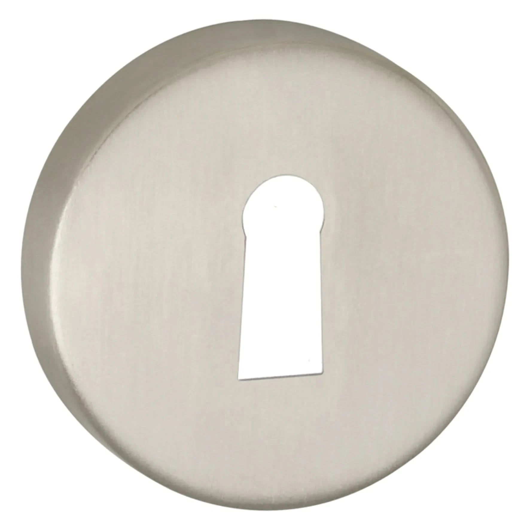 Impresso rond rozet Klaviersleutel RVS geborsteld