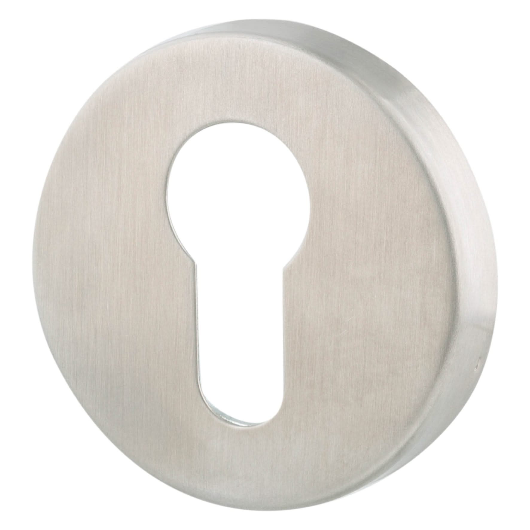 Impresso rond rozet Profielcilinder RVS geborsteld 5