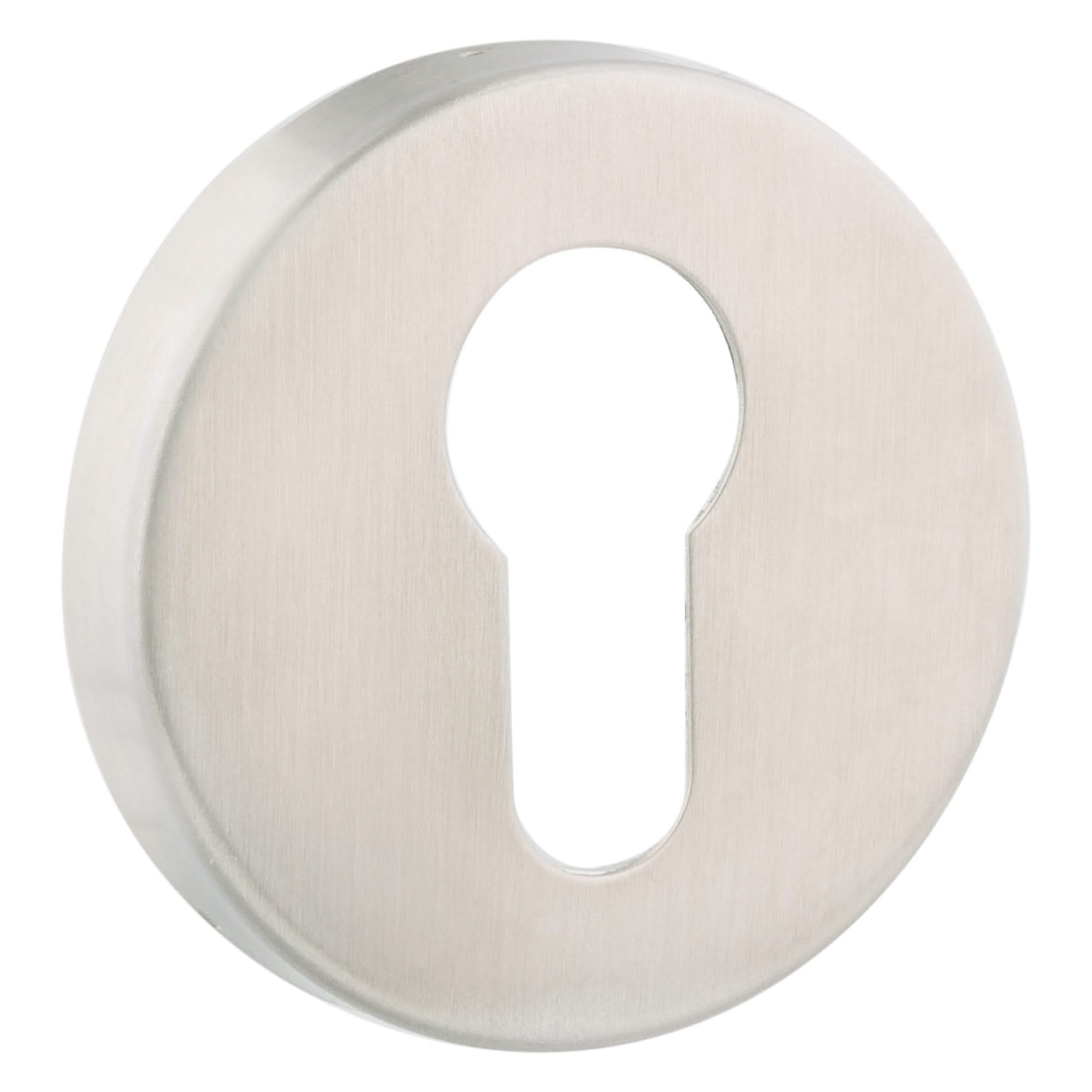 Impresso rond rozet Profielcilinder RVS geborsteld 6