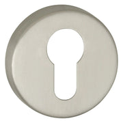 Impresso rond rozet Profielcilinder RVS geborsteld