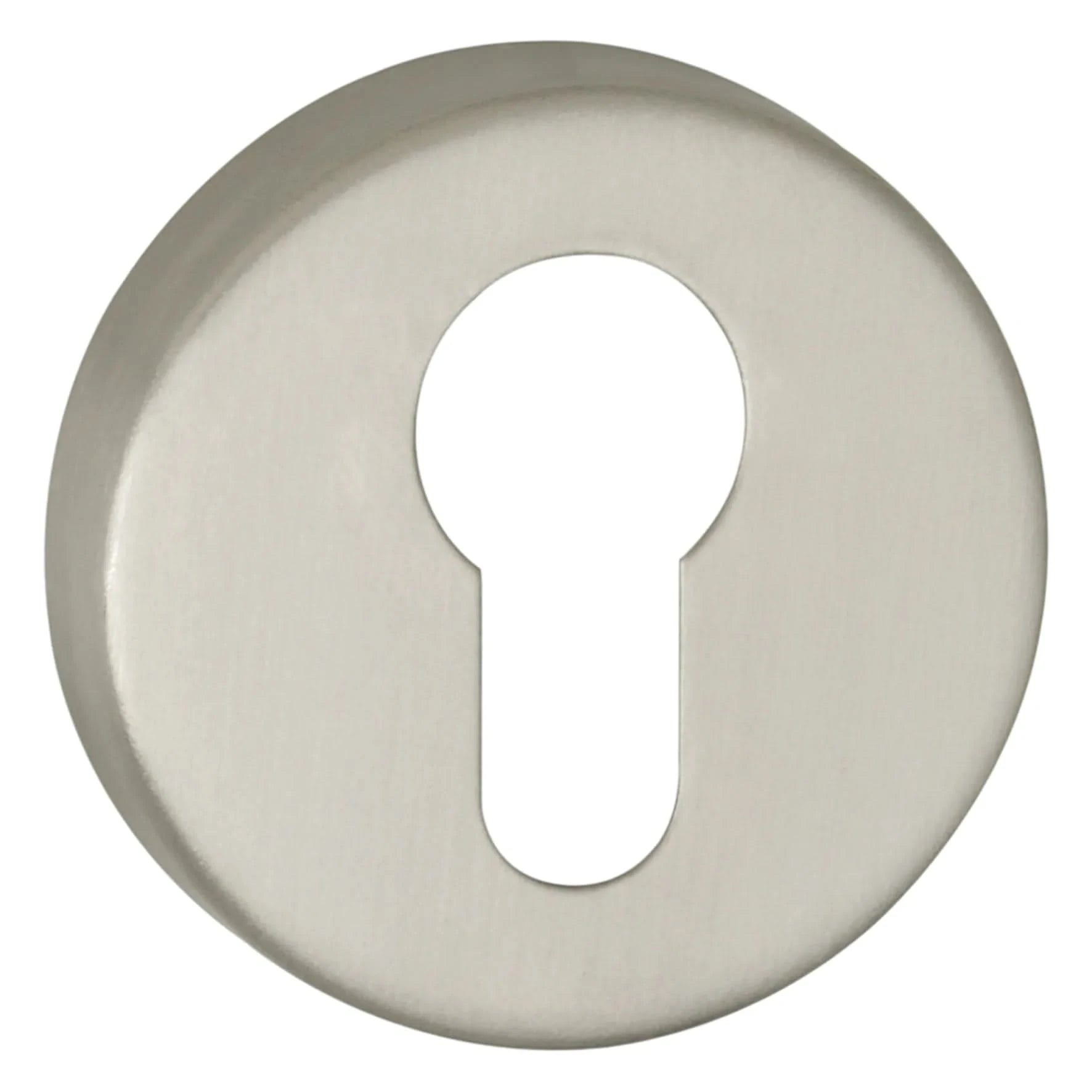 Impresso rond rozet Profielcilinder RVS geborsteld