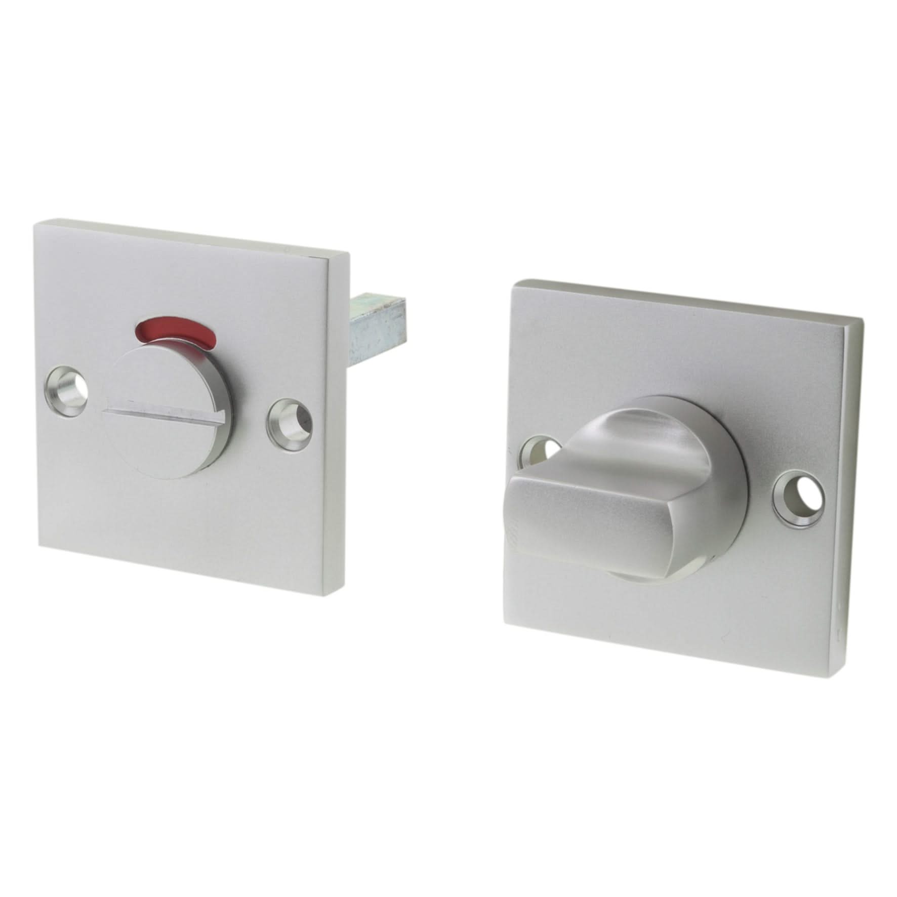 Impresso vierkant rozet Badkamer Toiletsluiting Aluminium F1 5