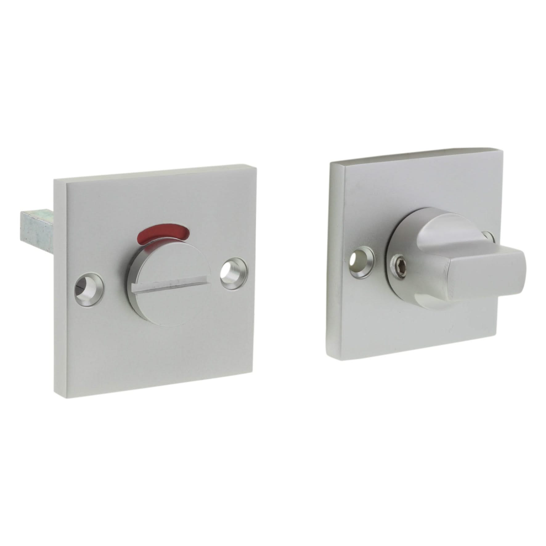 Impresso vierkant rozet Badkamer Toiletsluiting Aluminium F1 6