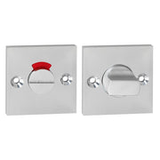 Impresso vierkant rozet Badkamer Toiletsluiting Aluminium F1