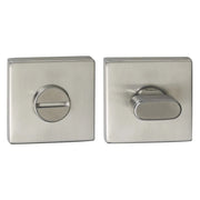 Impresso vierkant rozet Badkamer Toiletsluiting RVS geborsteld