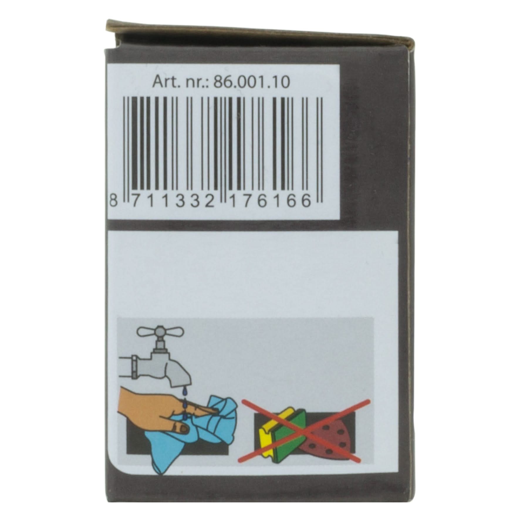 Impresso vierkant rozet Klaviersleutel Aluminium F1 12