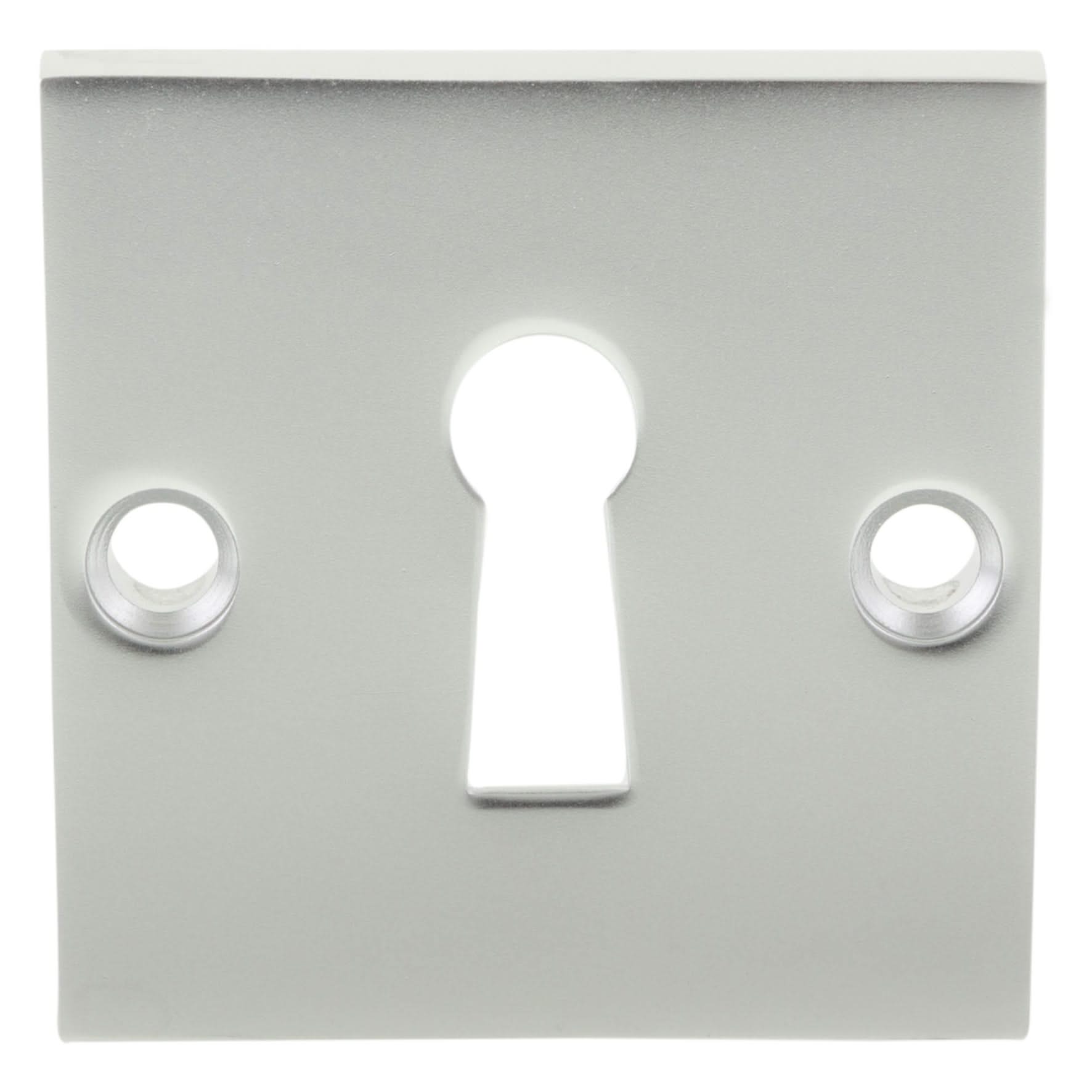 Impresso vierkant rozet Klaviersleutel Aluminium F1 4