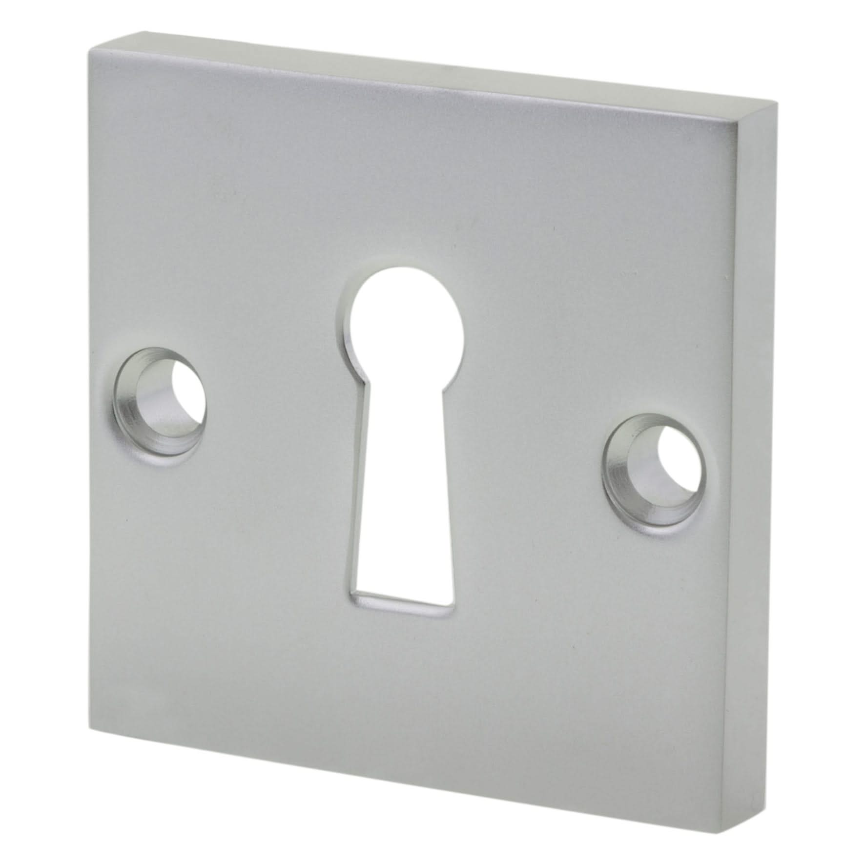 Impresso vierkant rozet Klaviersleutel Aluminium F1 5