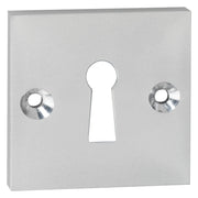 Impresso vierkant rozet Klaviersleutel Aluminium F1