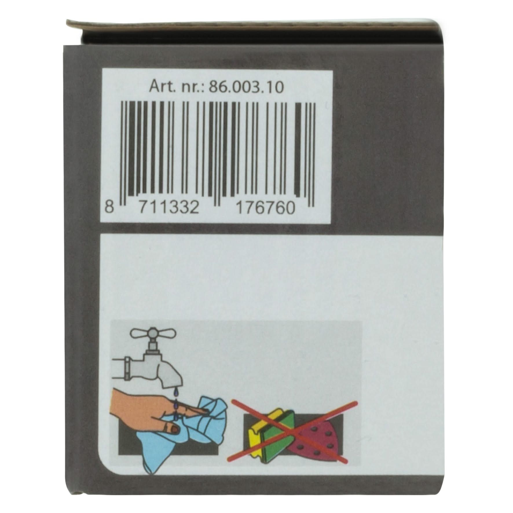 Impresso vierkant rozet Klaviersleutel Chroom 12