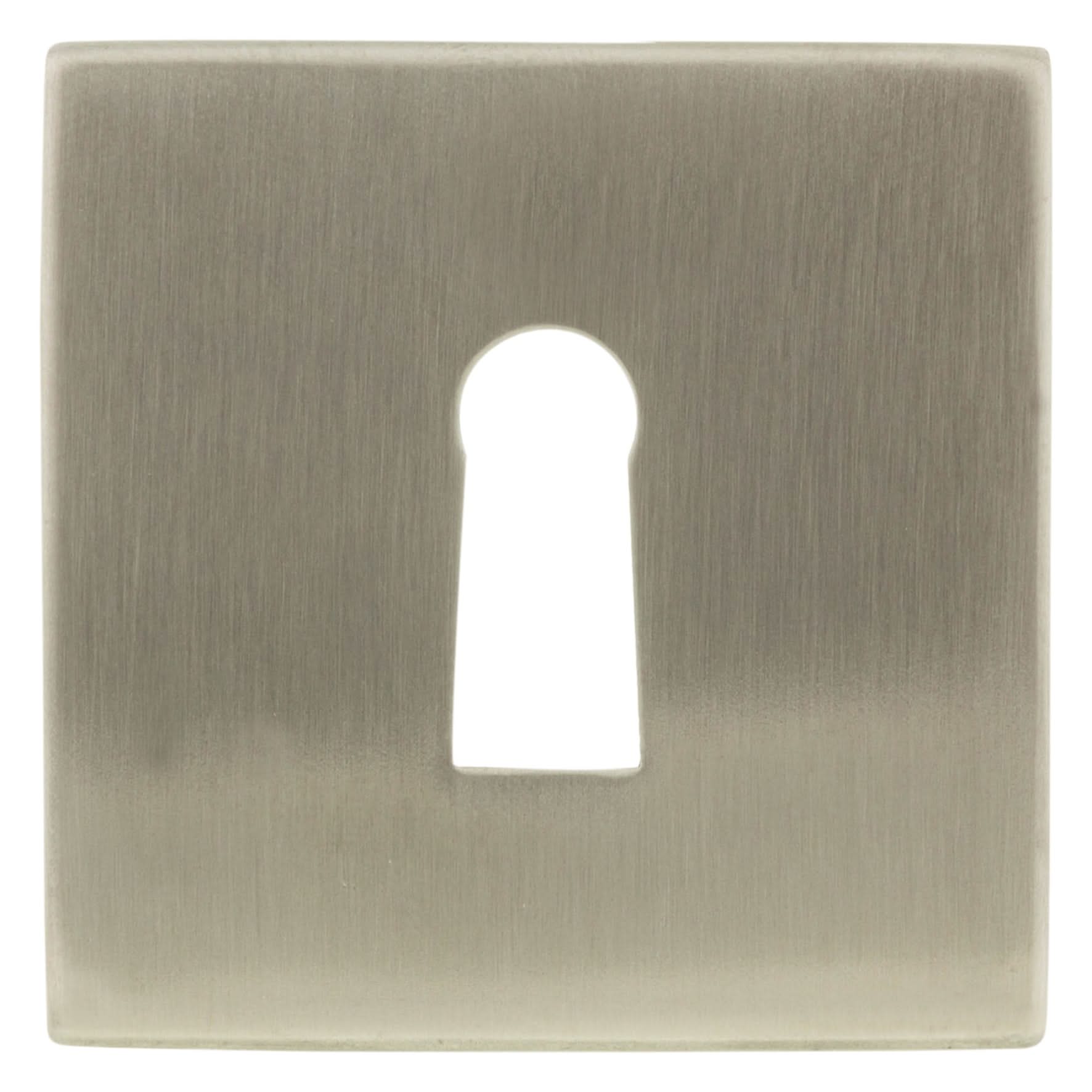 Impresso vierkant rozet Klaviersleutel RVS geborsteld 1