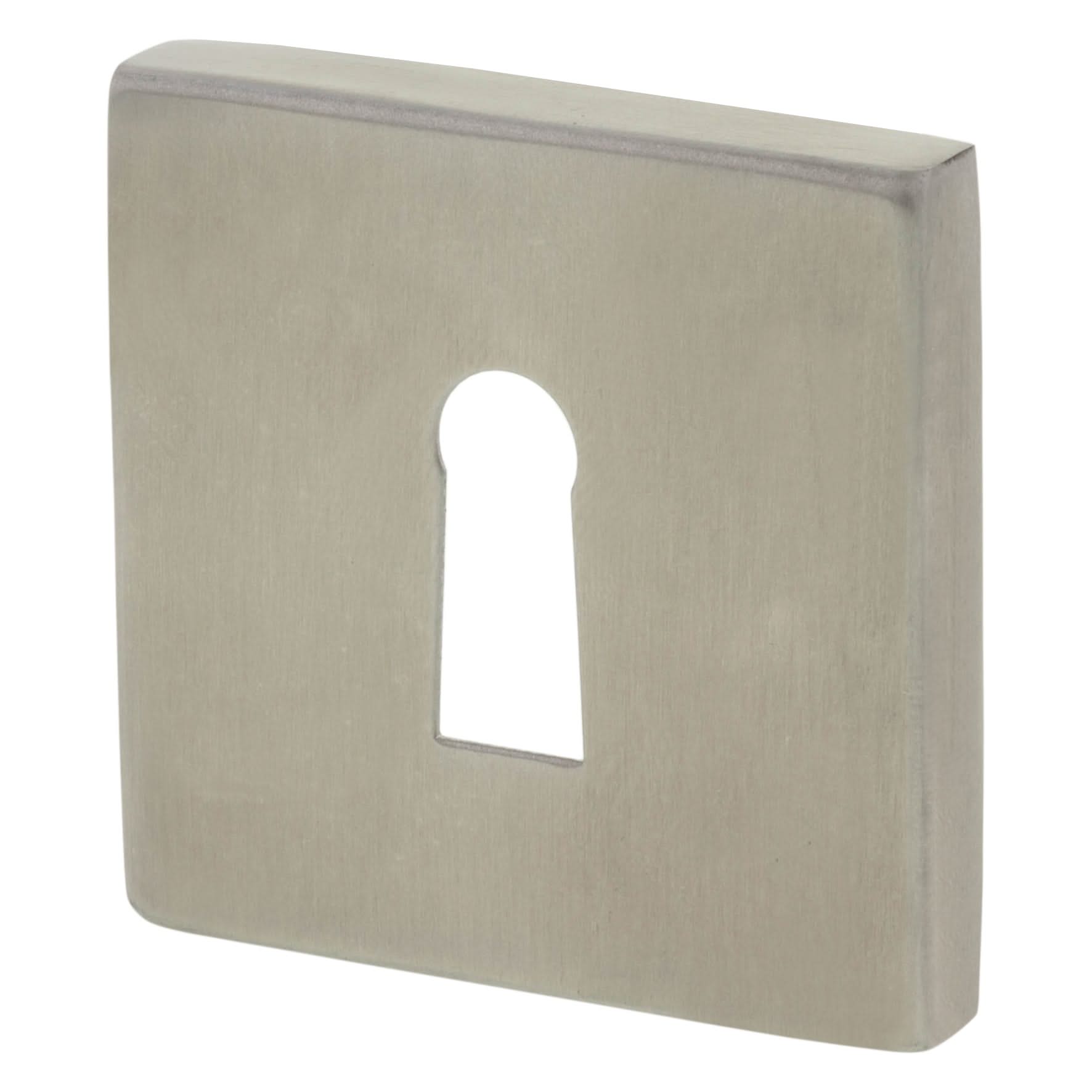 Impresso vierkant rozet Klaviersleutel RVS geborsteld 5