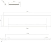 Intersteel Brievenbus met klepregenrand messing gelakt 1